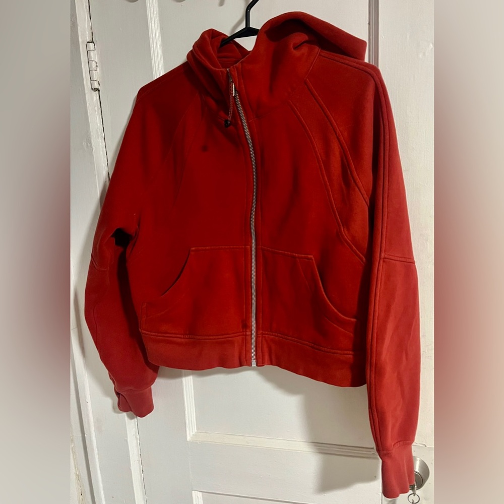 Lululemon cayenne XS/S oversized full zip scuba hoodie